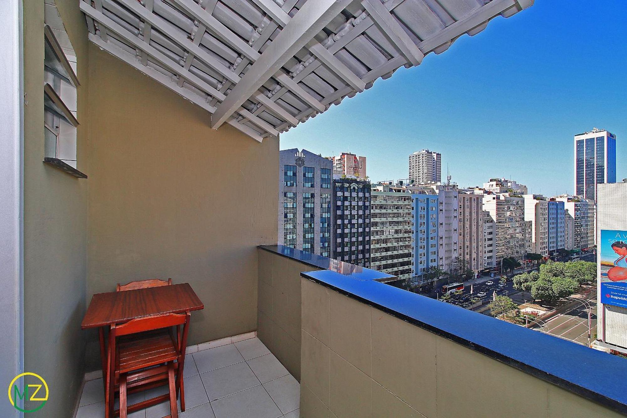 Studio renovado com Varanda em Copacabana! Rio de Janeiro Exterior foto
